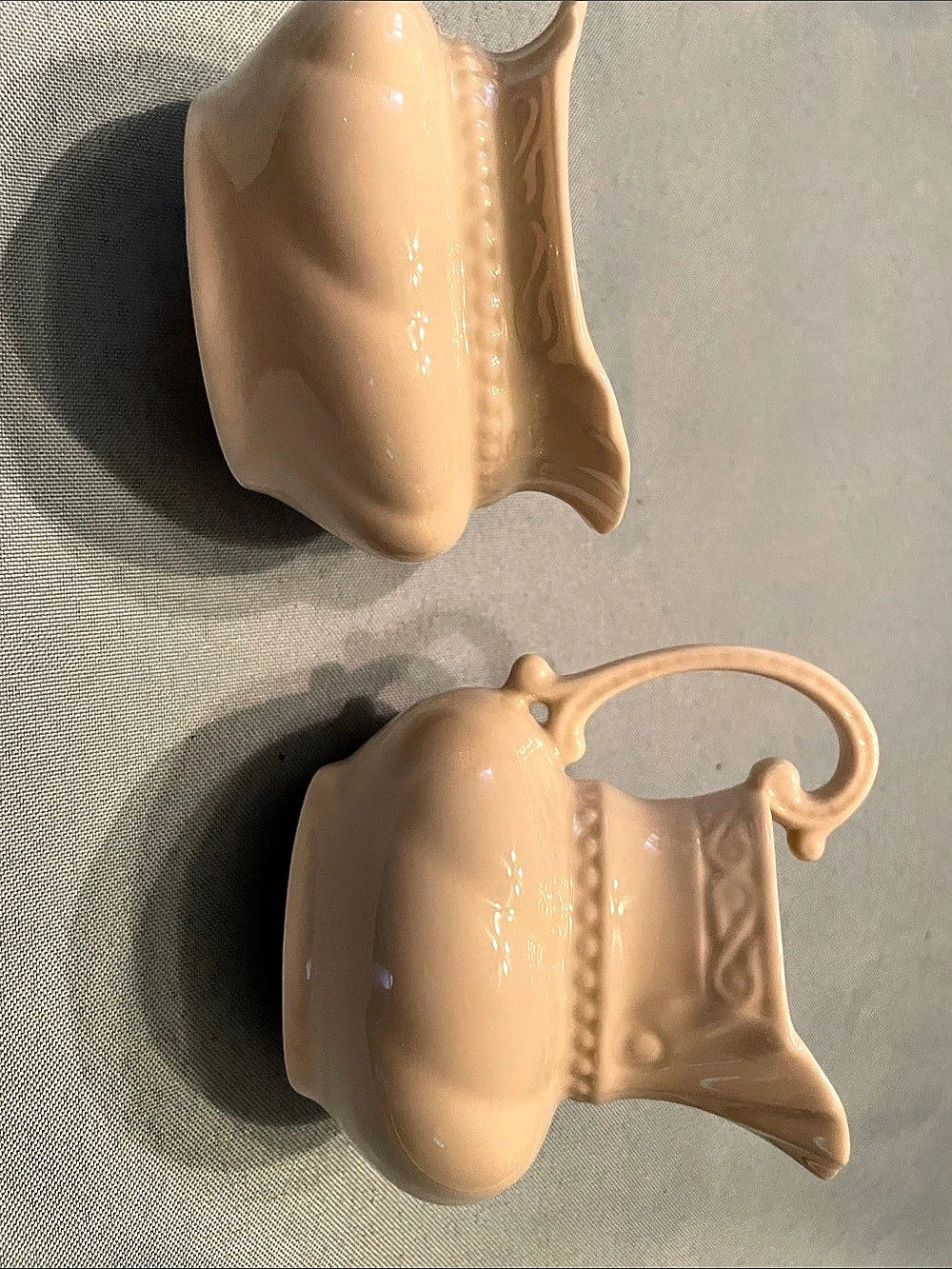 Vintage Lenox Colonial Collection Creamer & Sugar Bowl Set in Cream